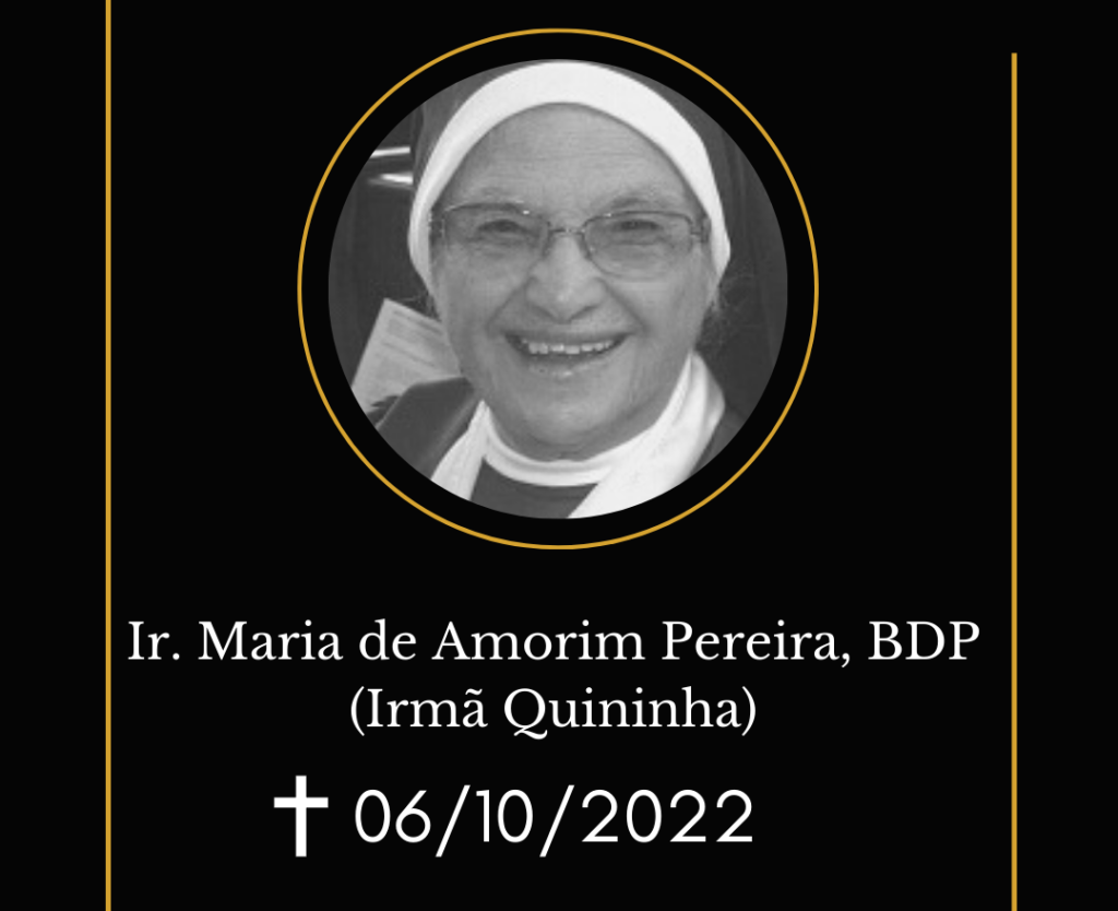 Nota de falecimento: Irmã Quininha