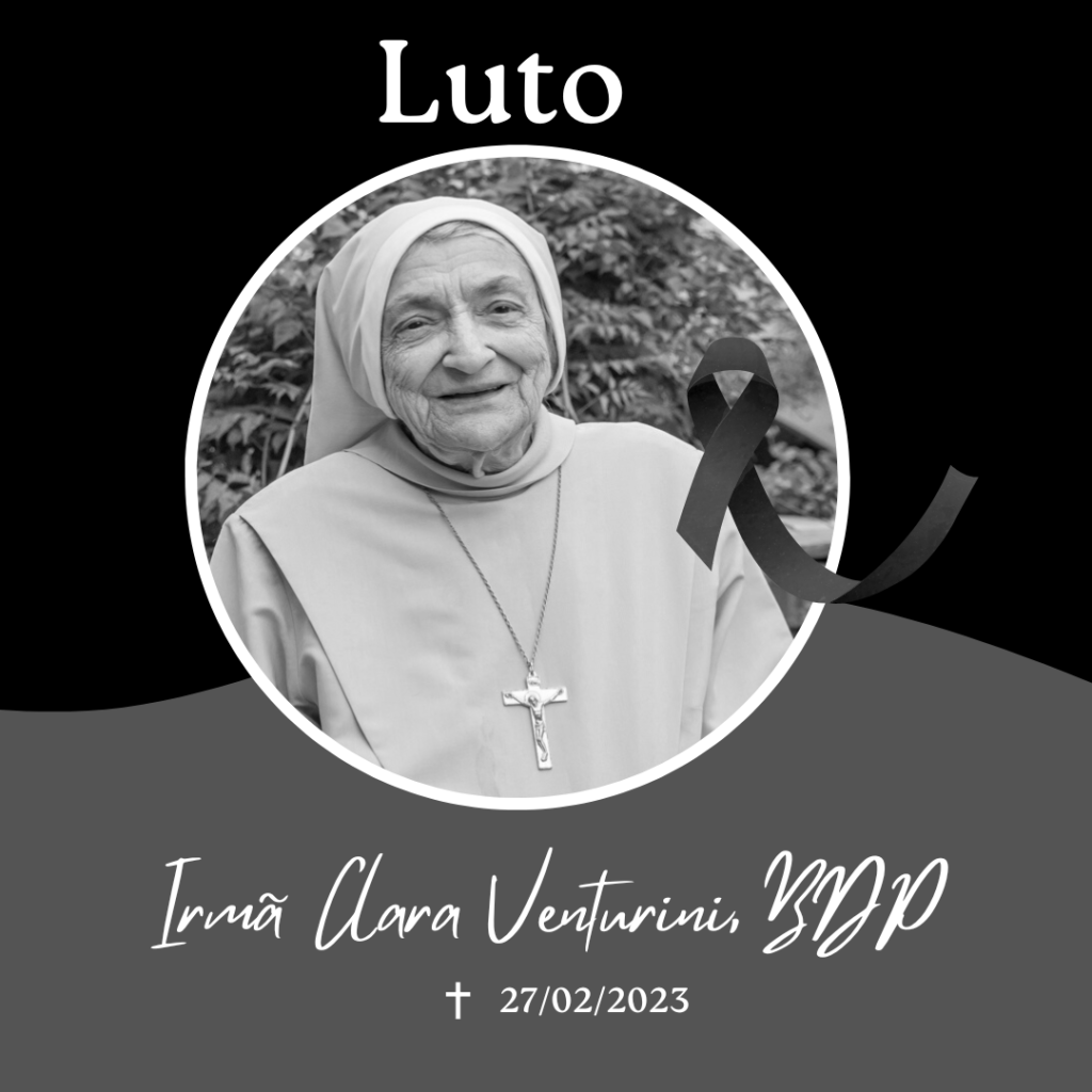 Nota de falecimento: Irmã Clara Venturini, BDP
